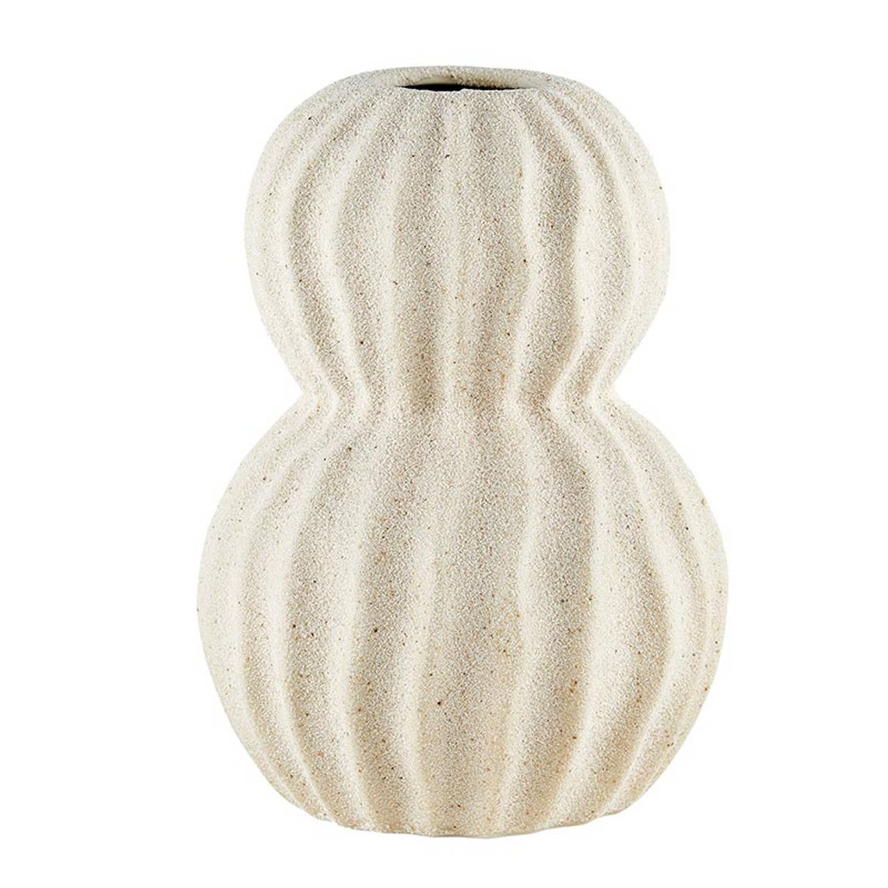 Beach Ridged Vase