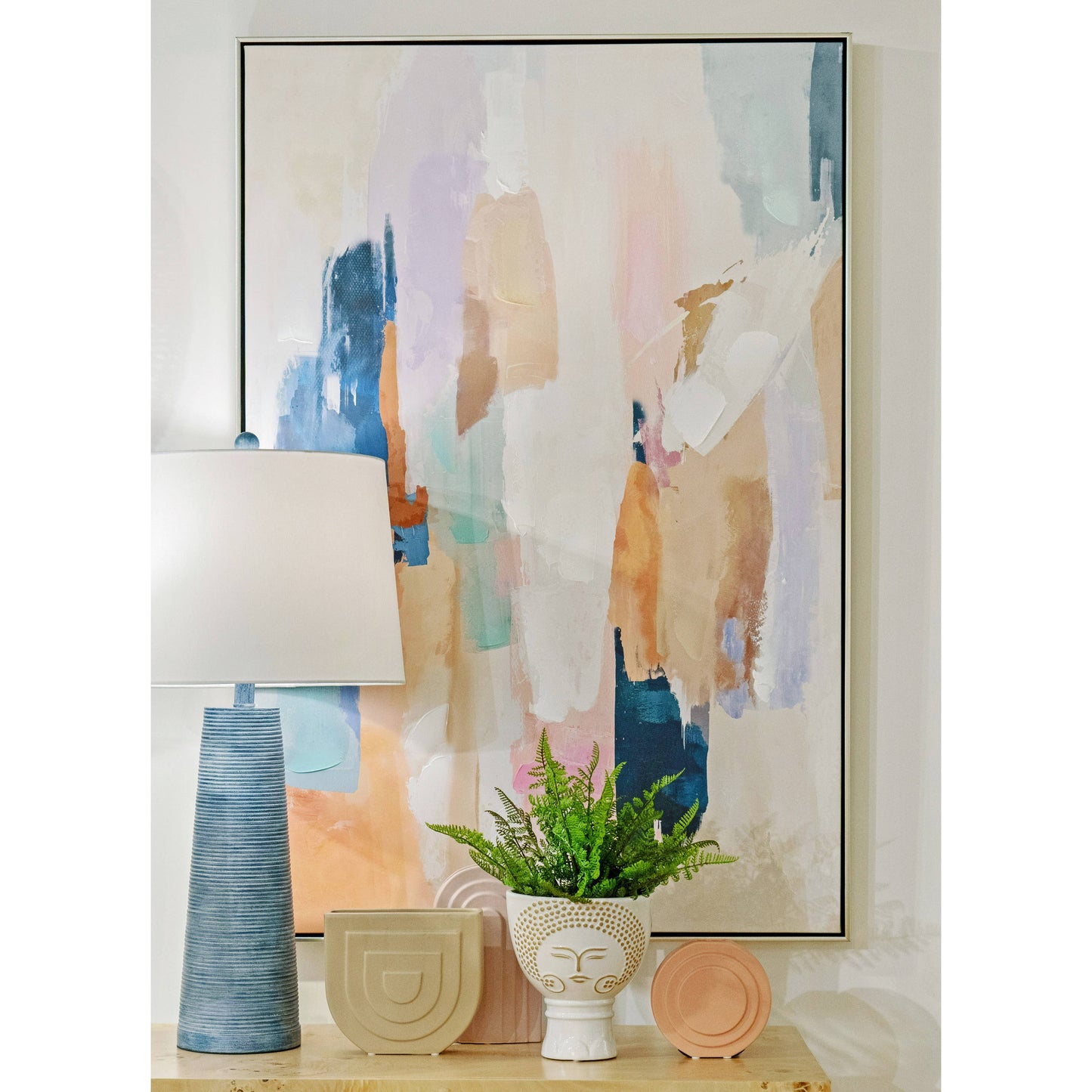 Abstract Gold Frame Canvas