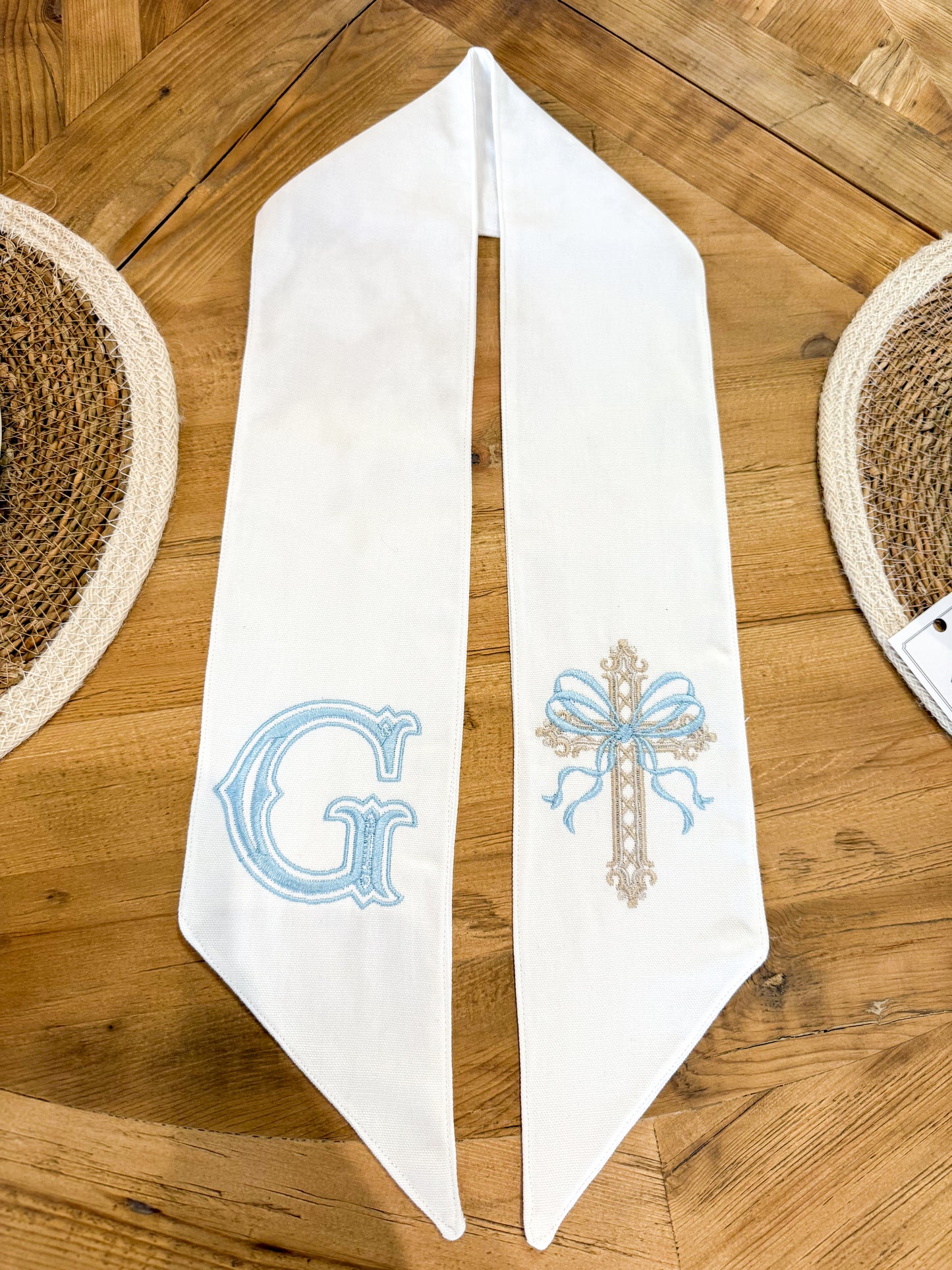 Double Sided Wreath Sash