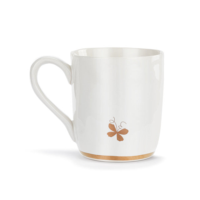 Pink Duo Butterfly White Mug