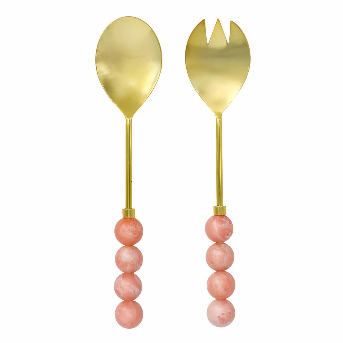 Gold Serving Spoon Set 2PC