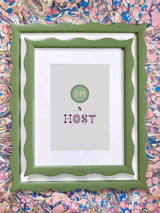 Green Ripple Frame
