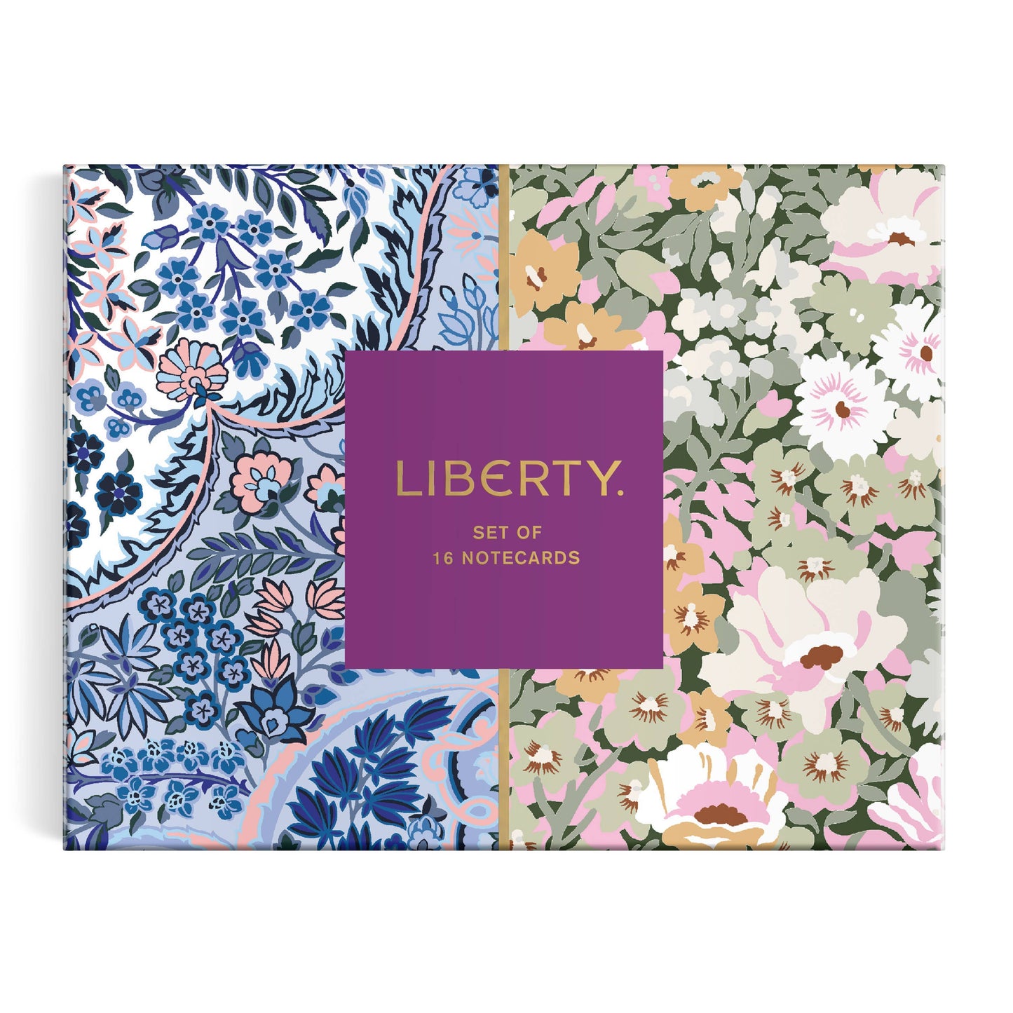 Liberty Floral Stationery - Blue
