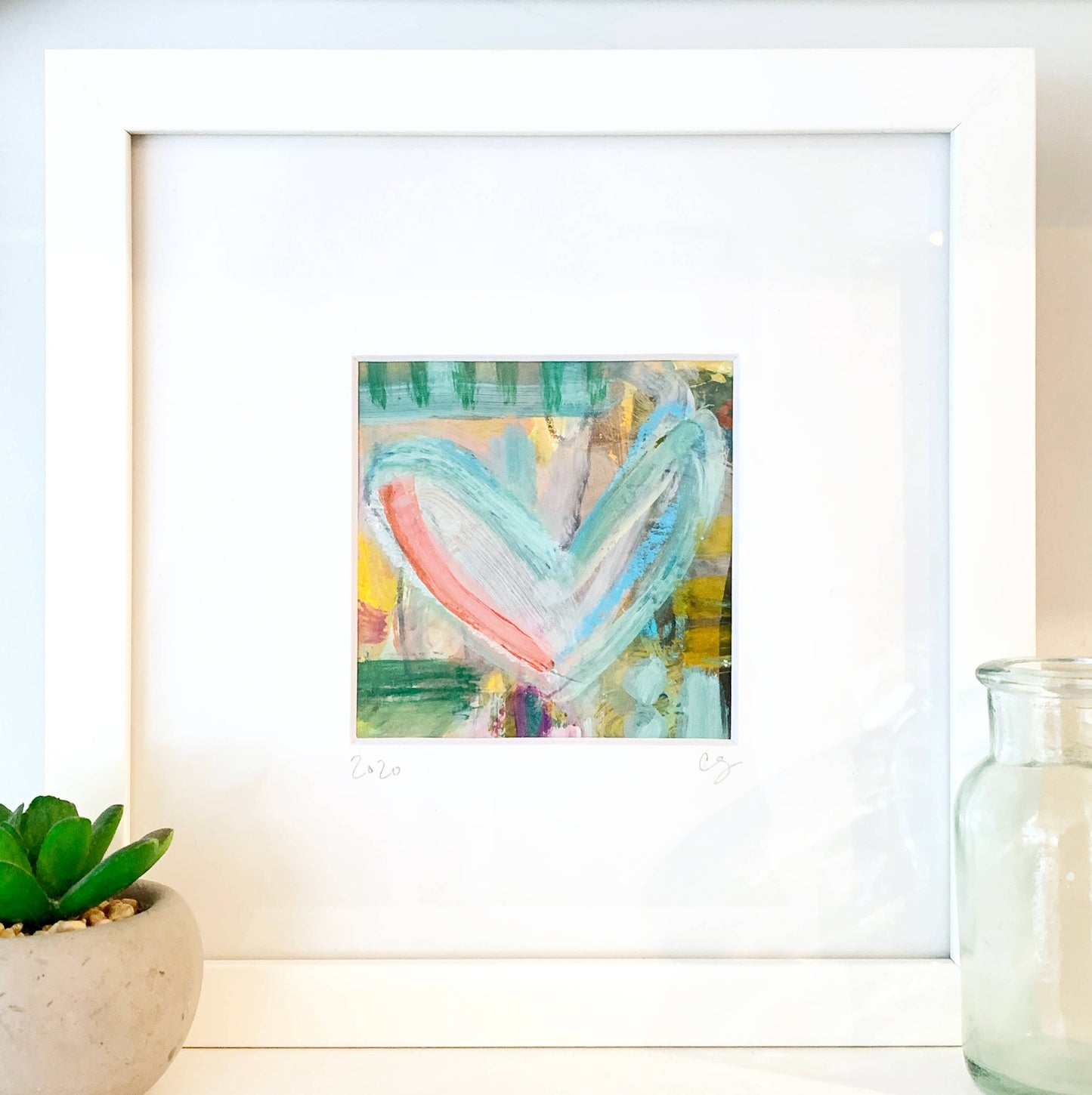 Framed Abstract Heart