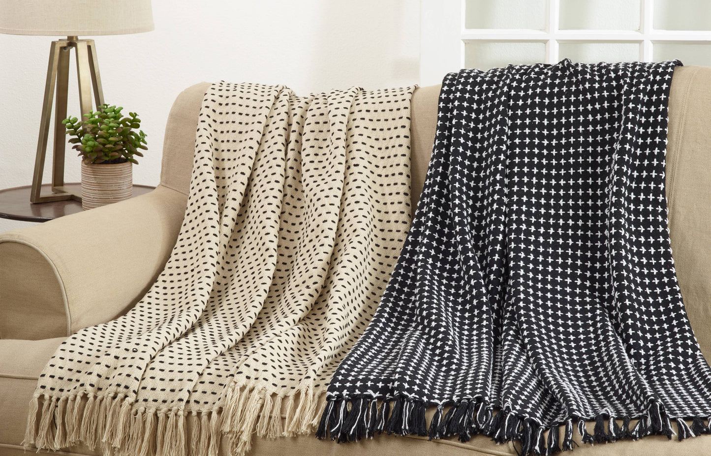 Stitch Line Throw