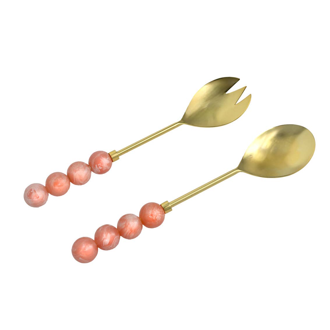 Gold Serving Spoon Set 2PC