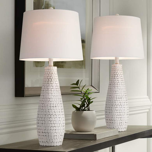 Modern White USB Lamp