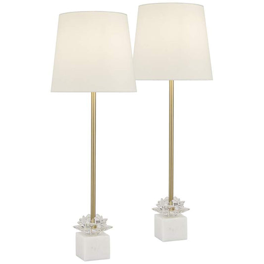 Glass Rose Lamp