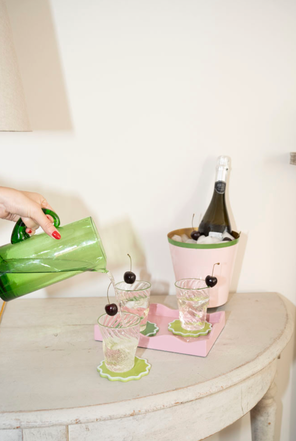 Allegra Tray - Pink