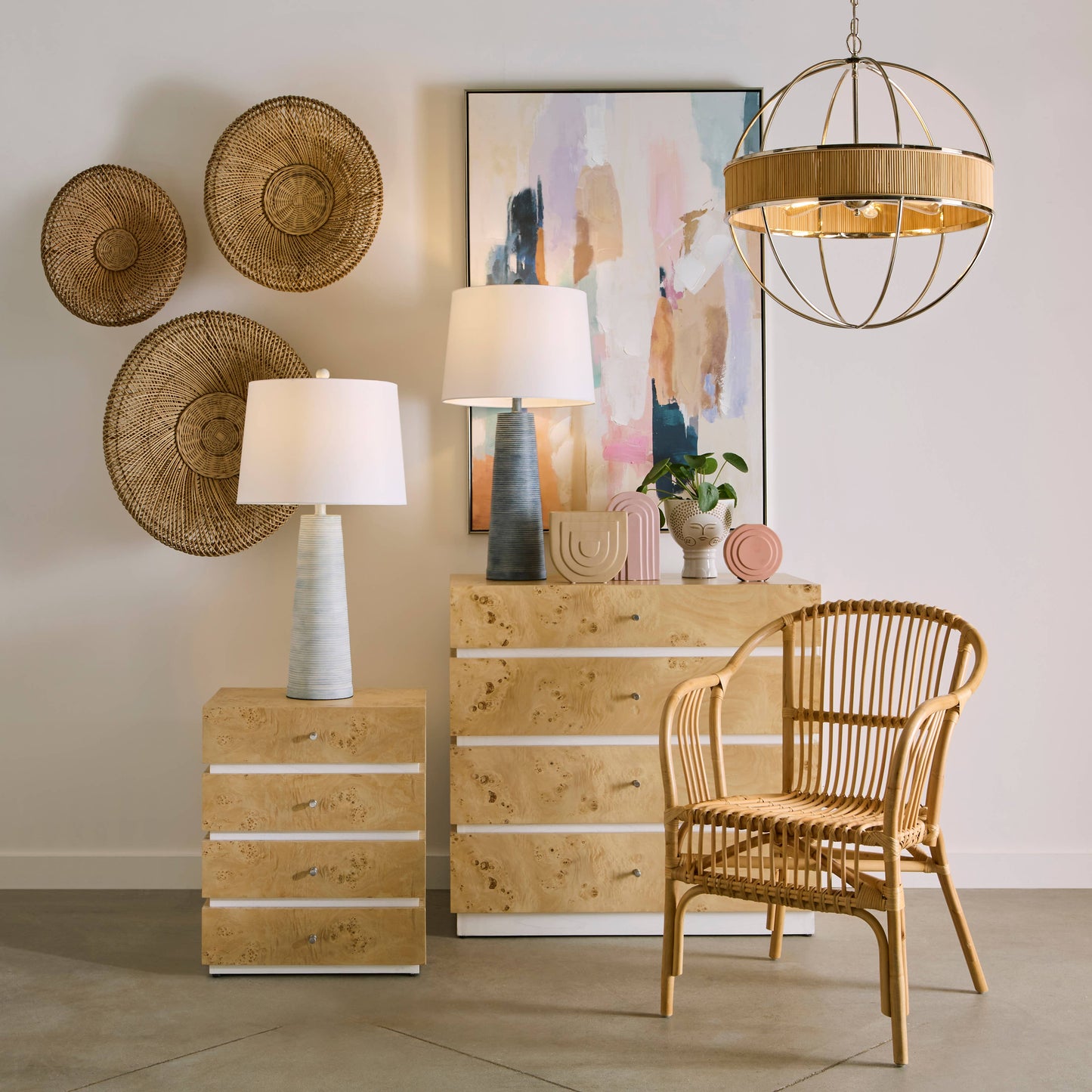 Abstract Gold Frame Canvas
