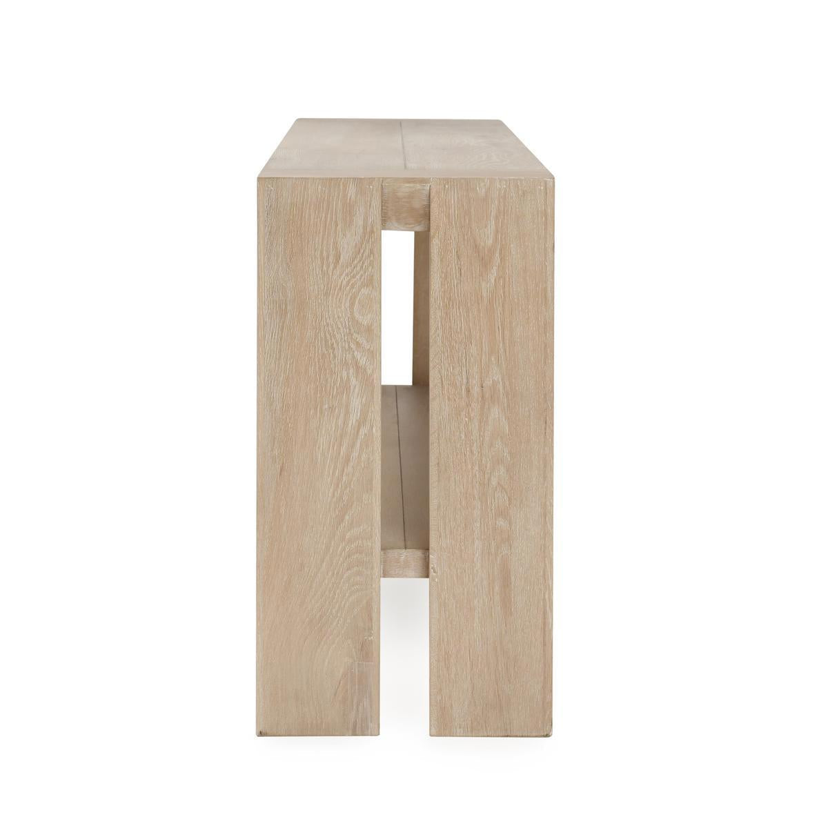 Cream Reclaimed Oak Console Table