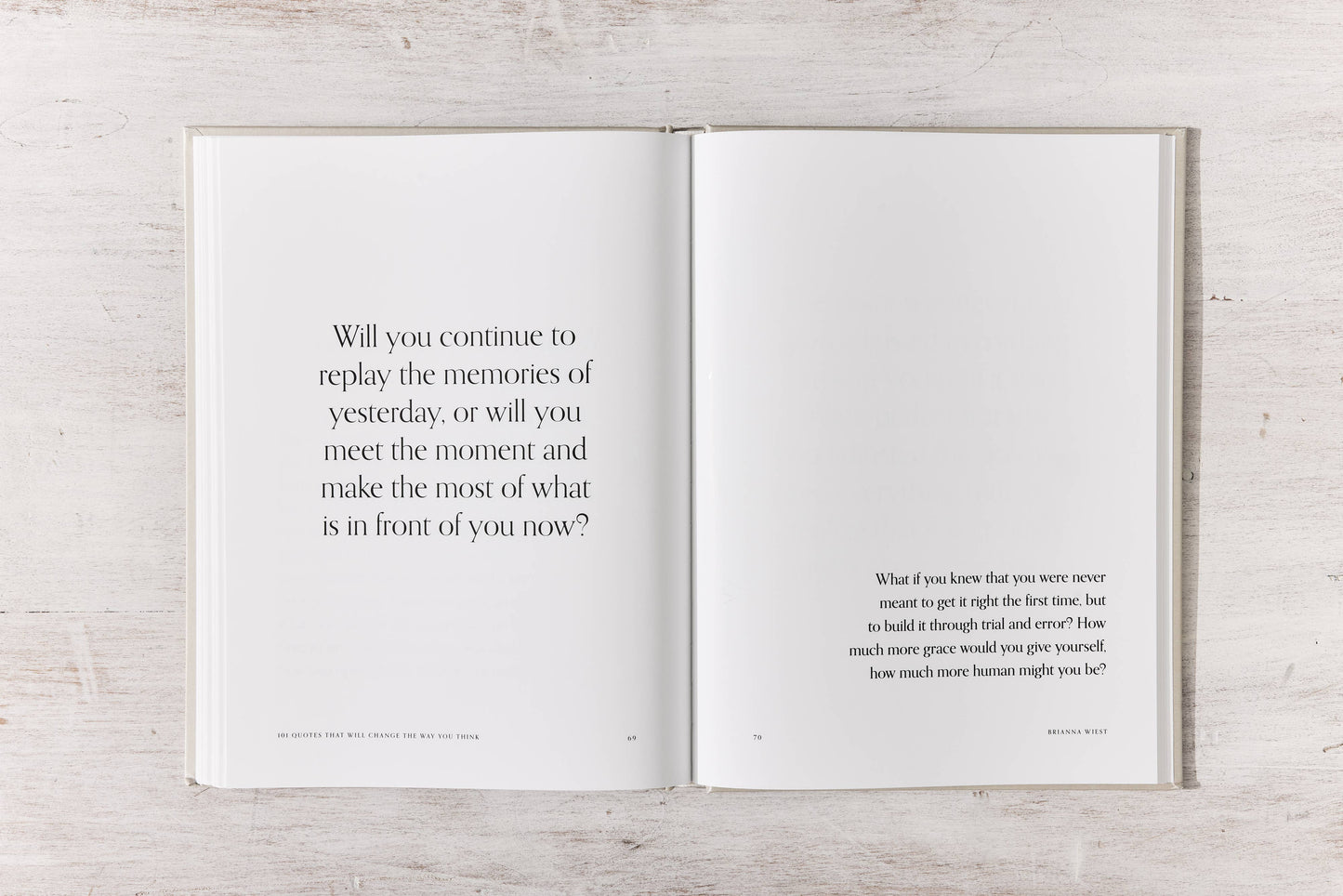 101 Quotes Table Book