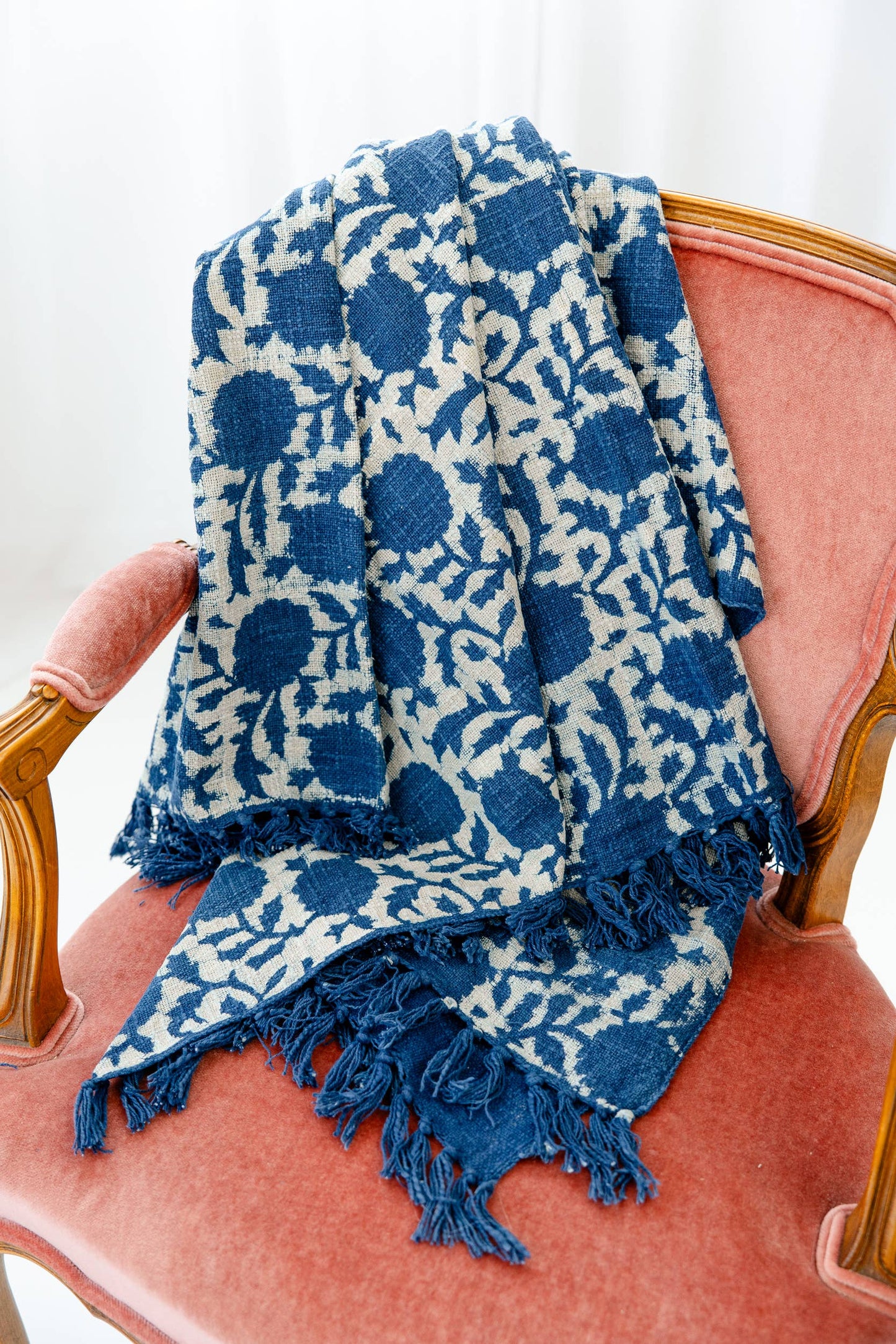 Indigo Fields Throw