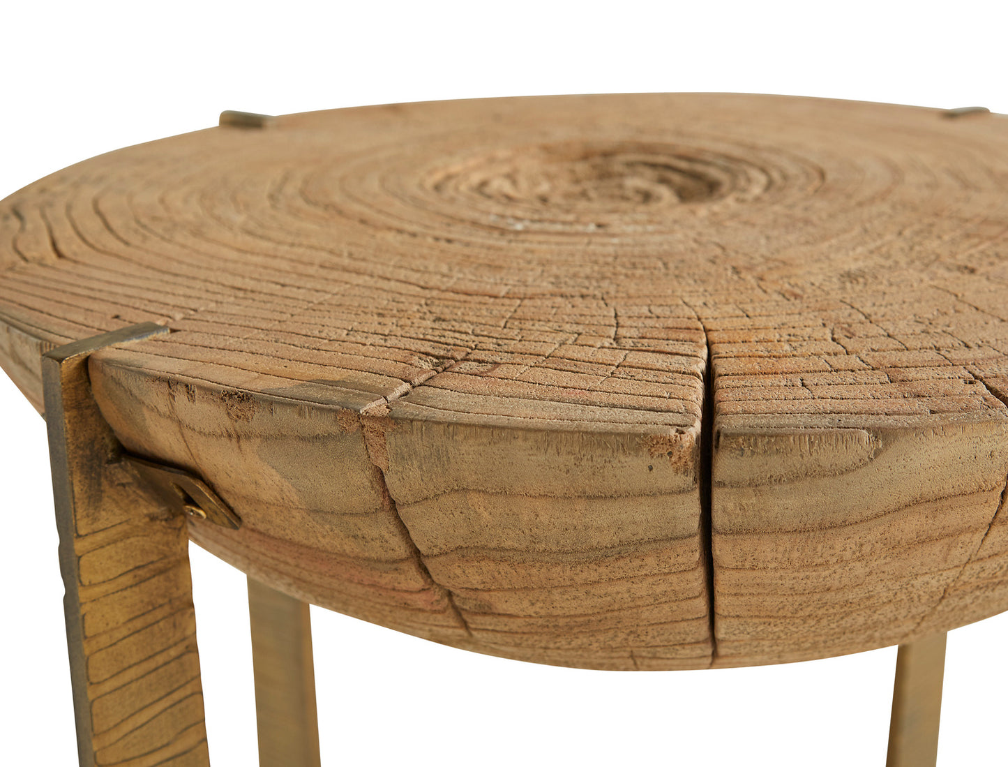 Bailey Brass Side Table