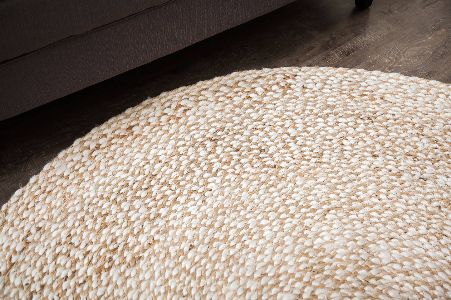 Speckled Hen Round Rug