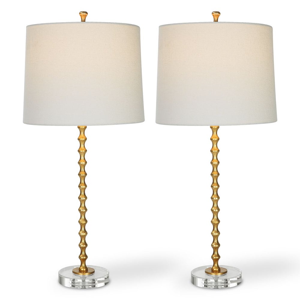 Gold Hourglass Lamp