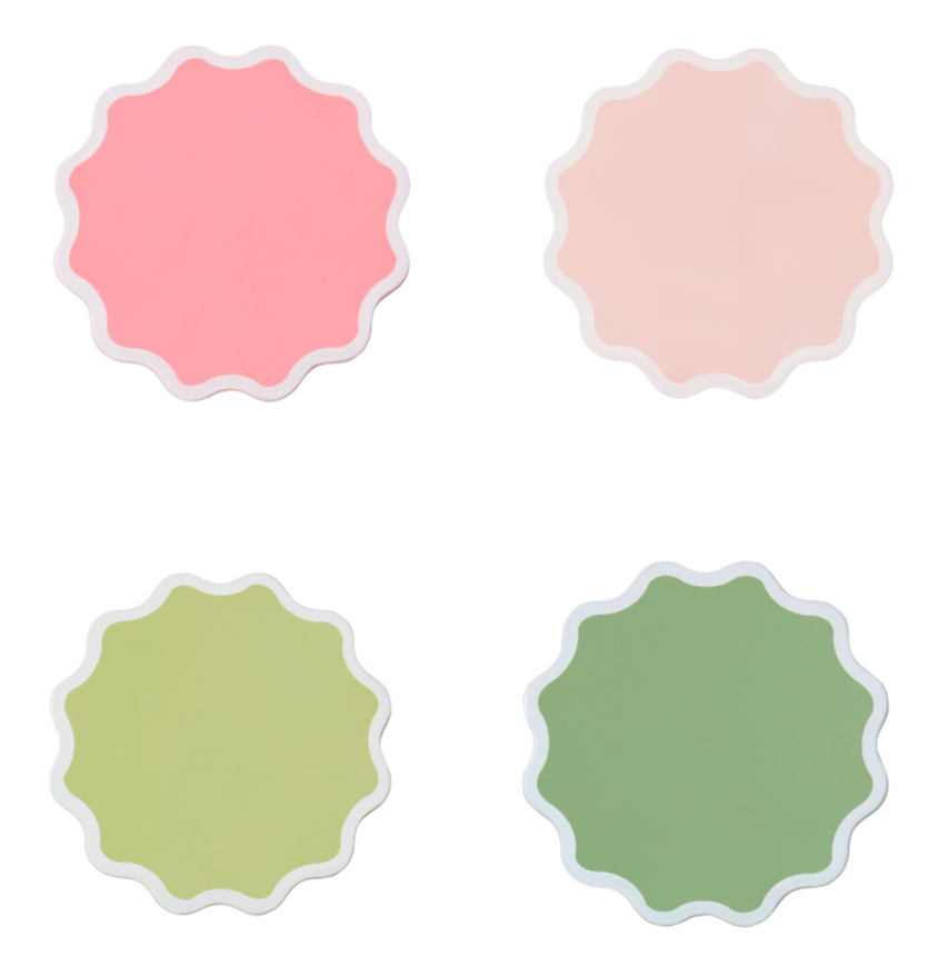 Victoria Coaster Set - Pale Pink