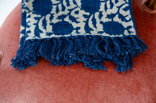 Indigo Fields Throw