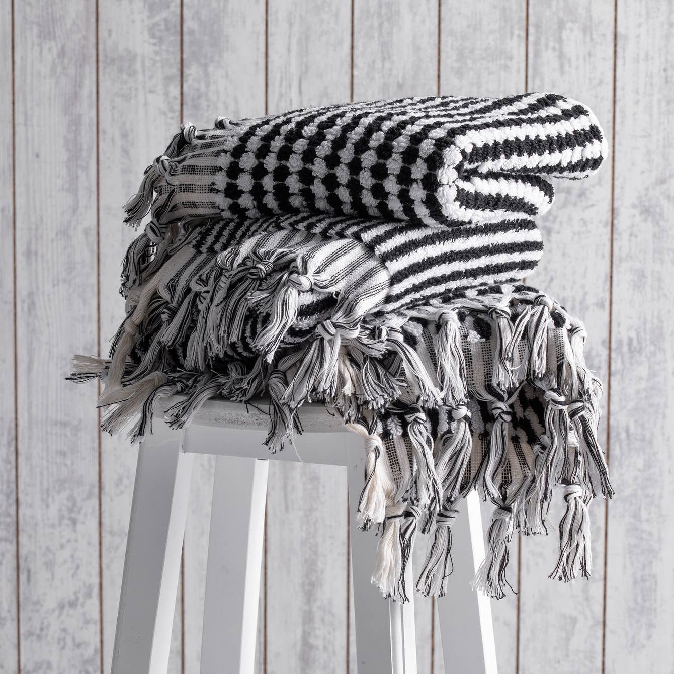 Pompom Bubble Hand Towel - Rose