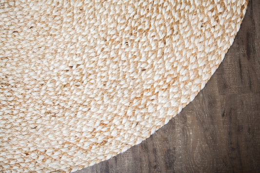 Speckled Hen Round Rug