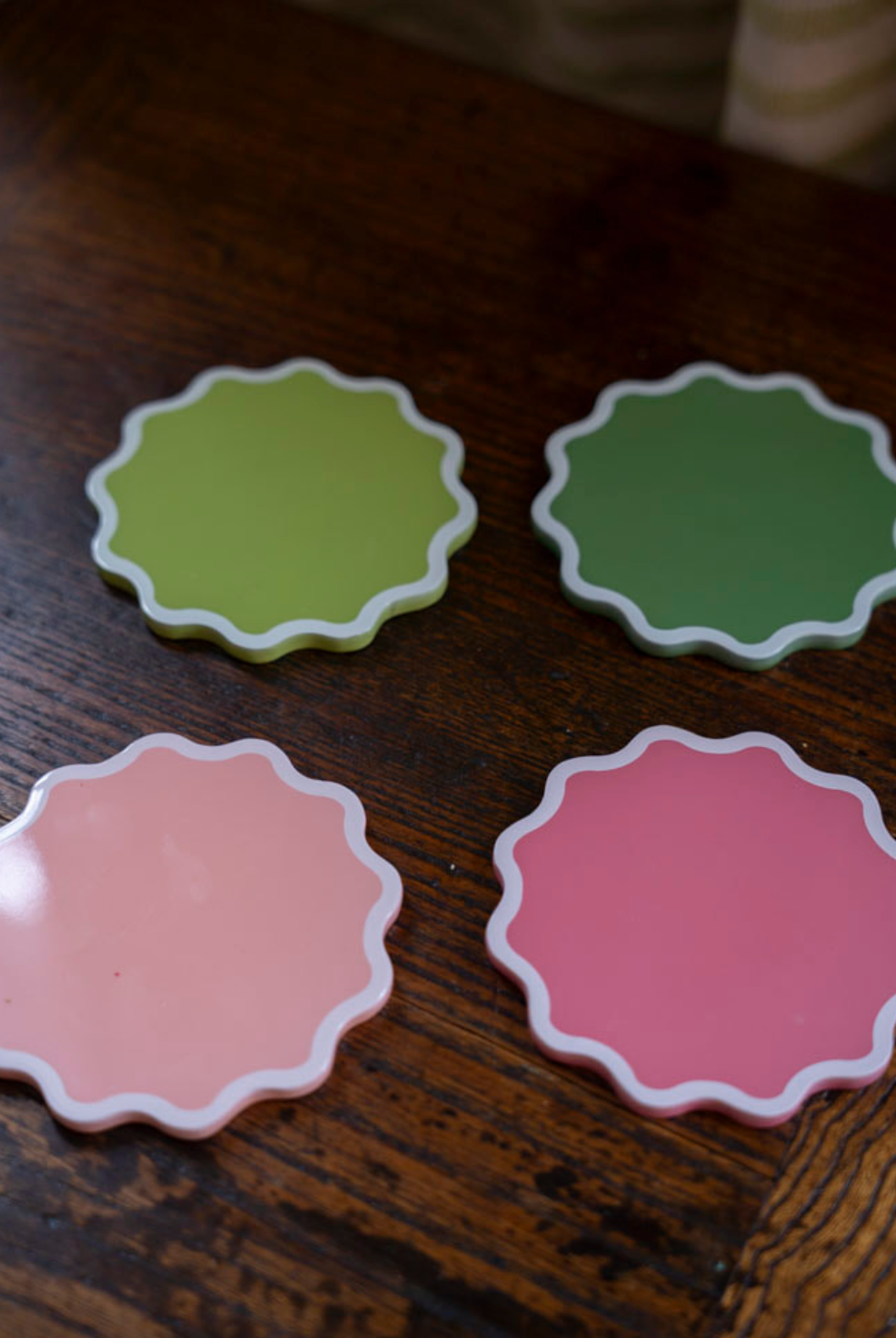 Victoria Coaster Set - Pale Pink