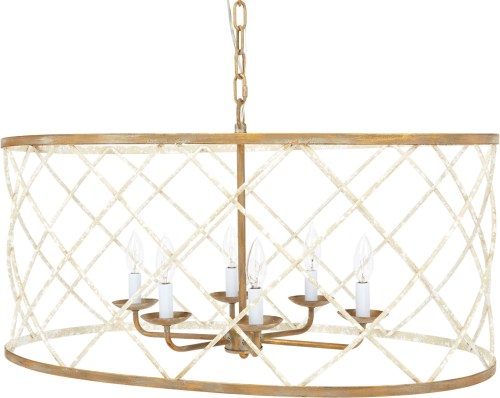 Elegant Open Weave Chandelier