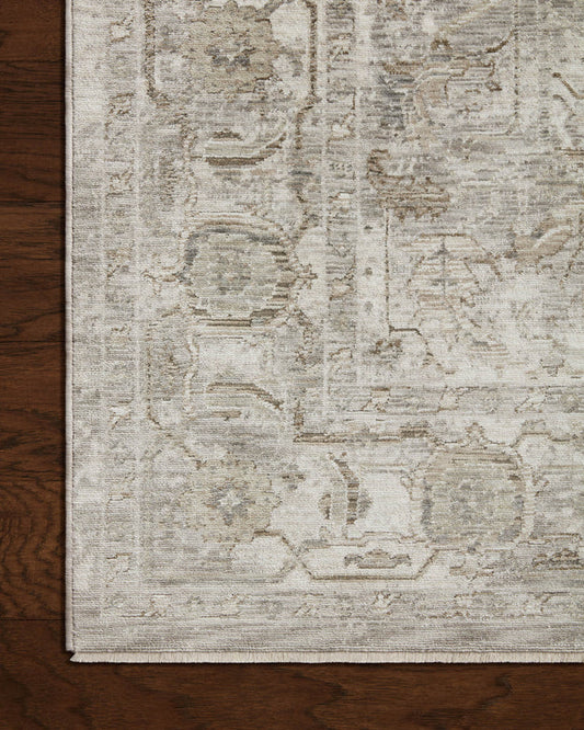 Grey Taupe Pattern Rug