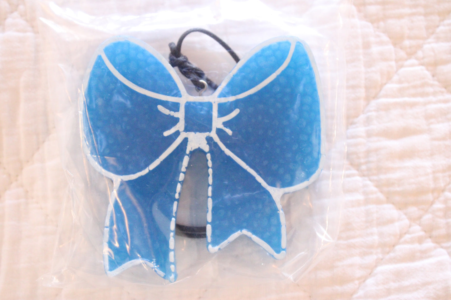 Ella's On Main Car Freshie - Blue Bow