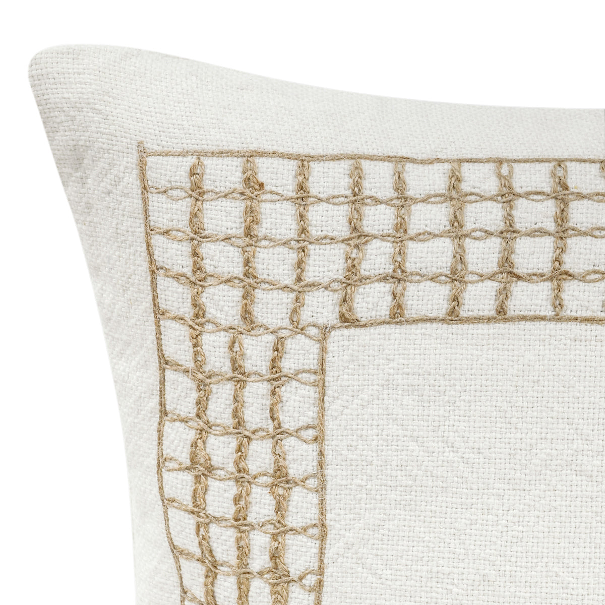 Woven Trim Pillow