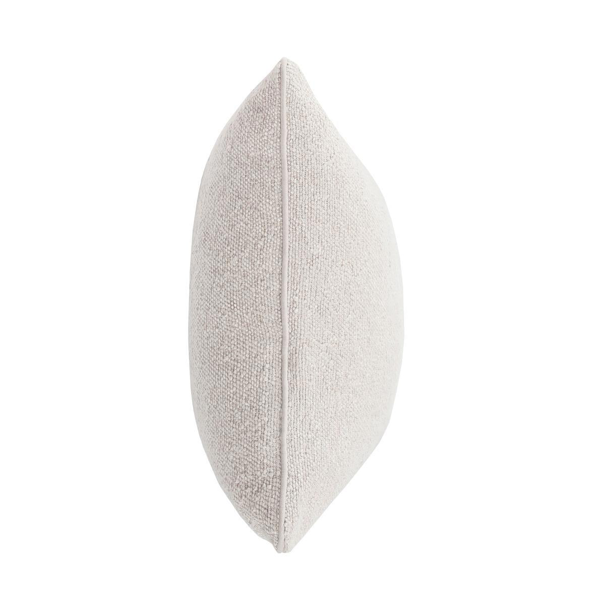 Textured White Pillow
