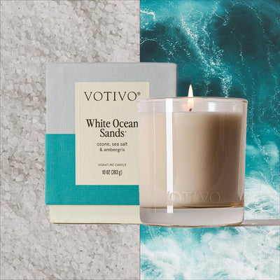 White Ocean Candle