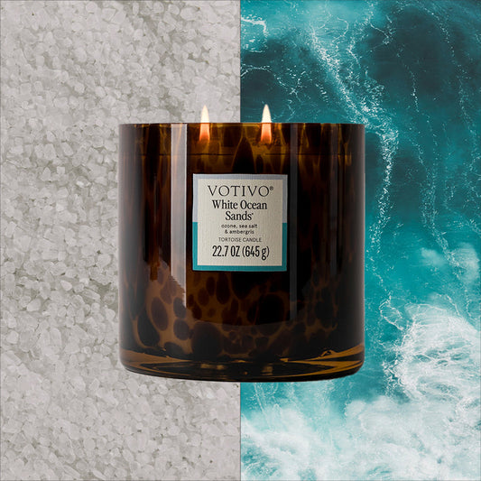 White Ocean Tortoise Candle