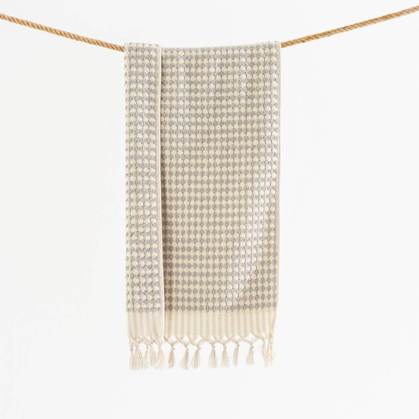 Pompom Bubble Hand Towel - Rose