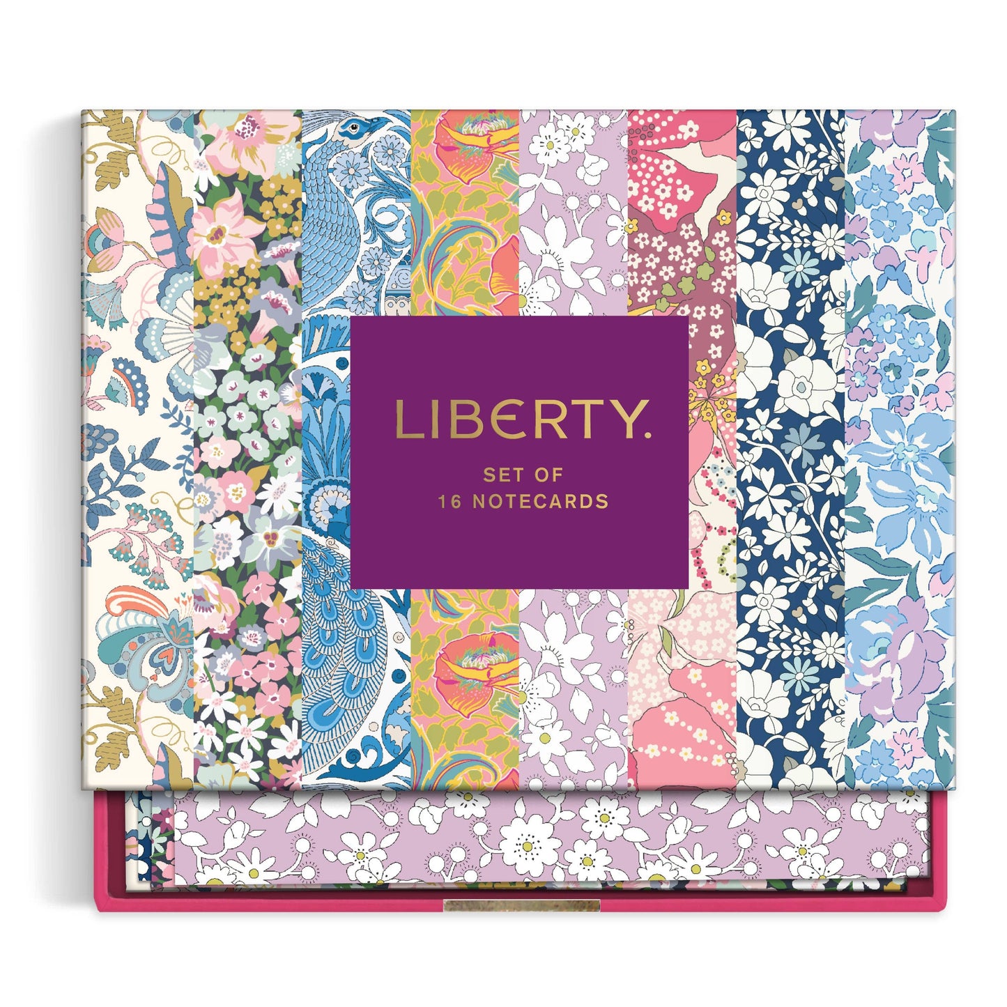 Liberty Floral Stationery - Pink