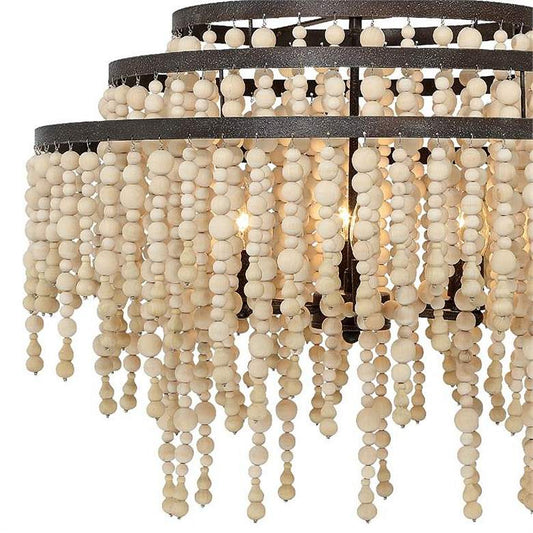 Copper Veil Chandelier