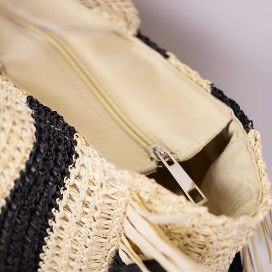 Excursion Tote - Natural/Black
