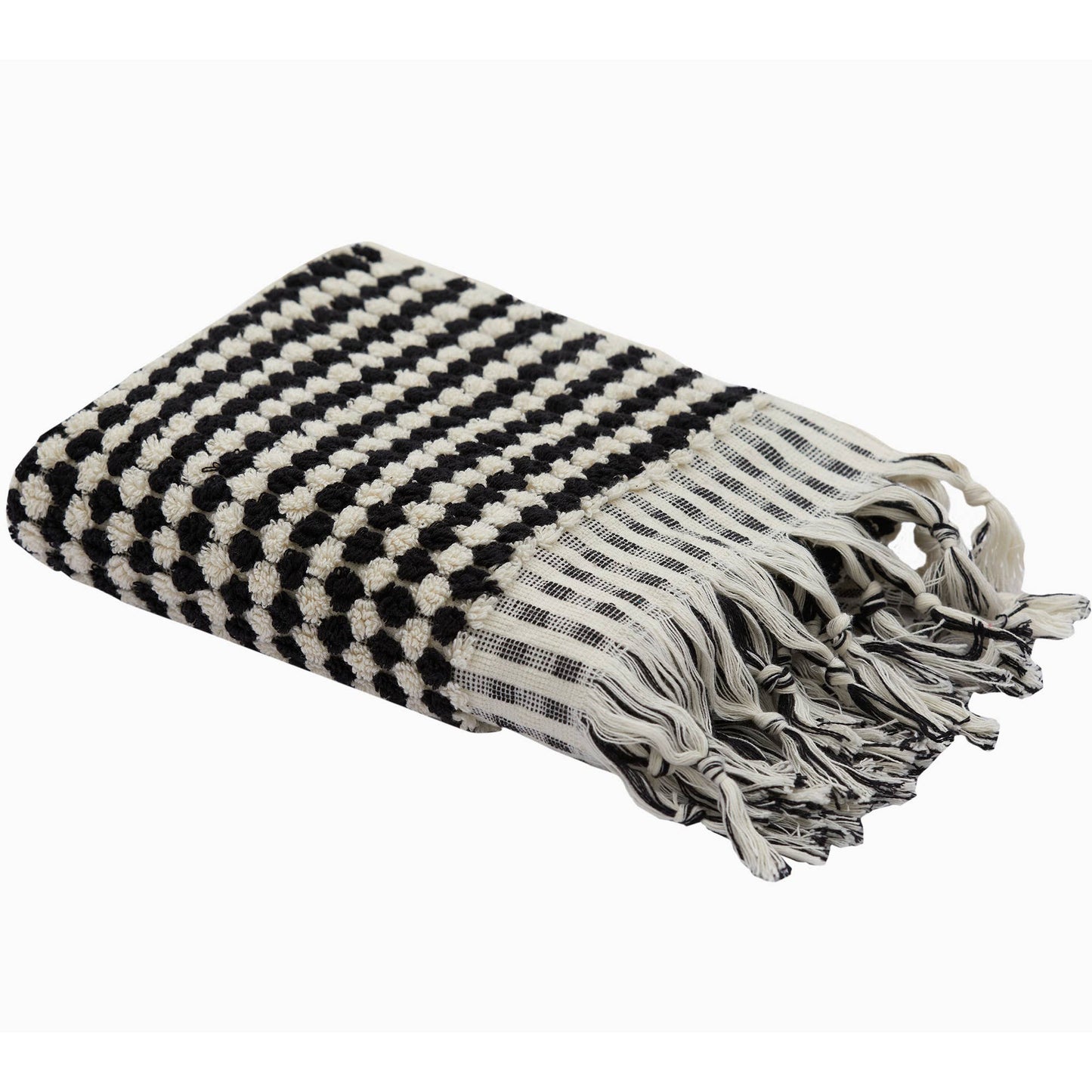 Pompom Bubble Hand Towel - Rose
