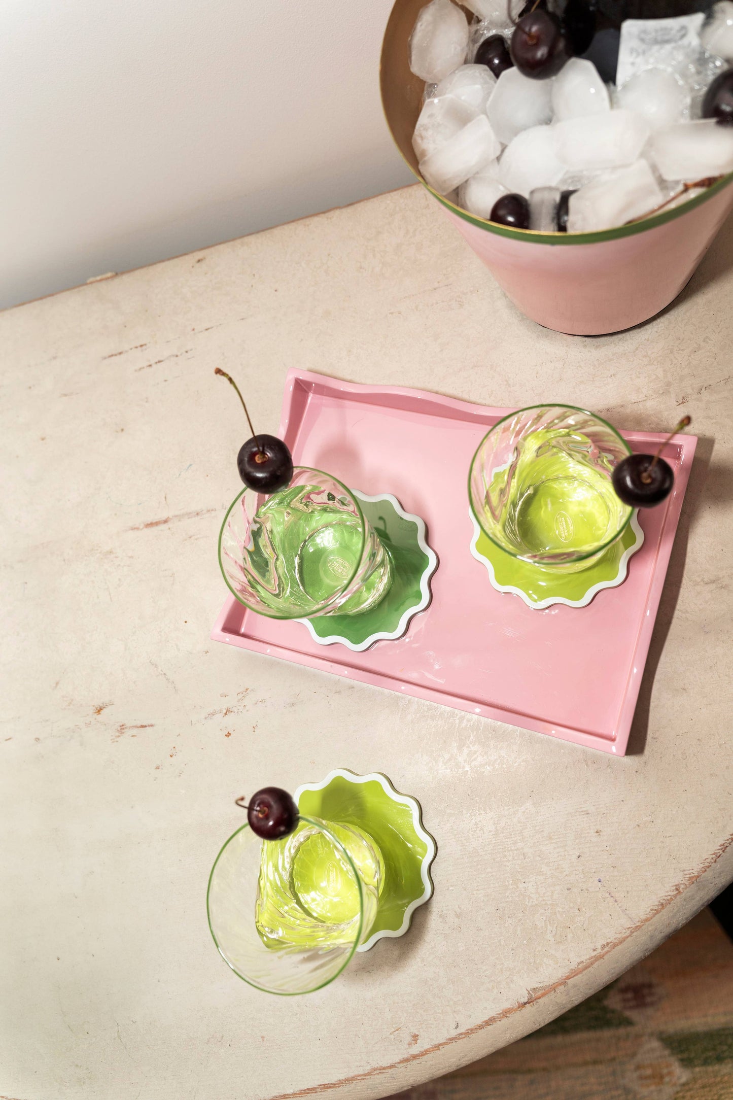 Allegra Tray - Pink