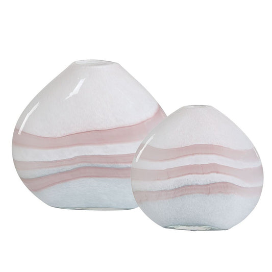 Blush Swirl Vase Large